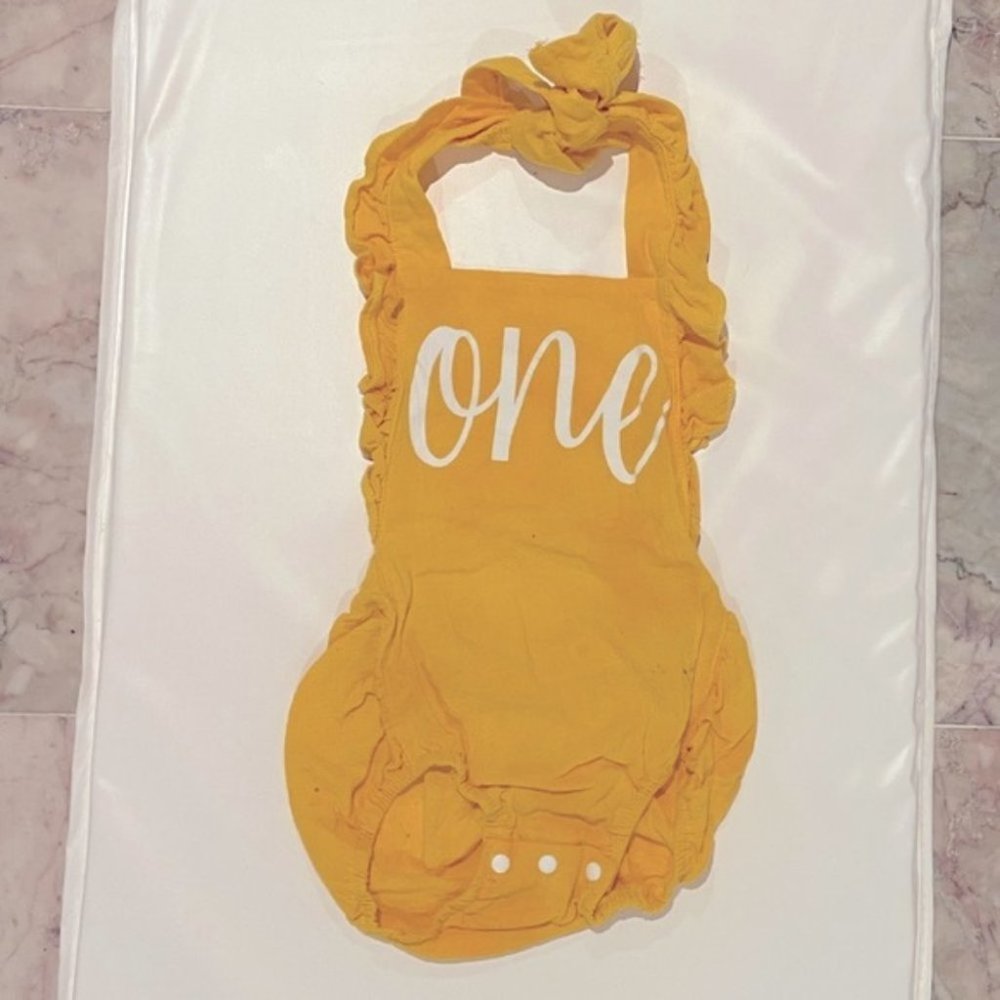 ONE baby romper for one year old photos